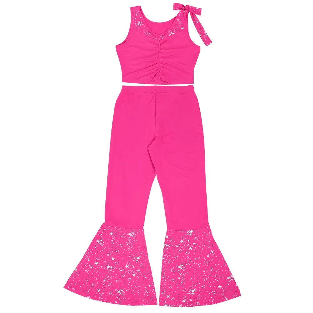 Fashion Cowgirl Costume Star 70s Disco Outfit
