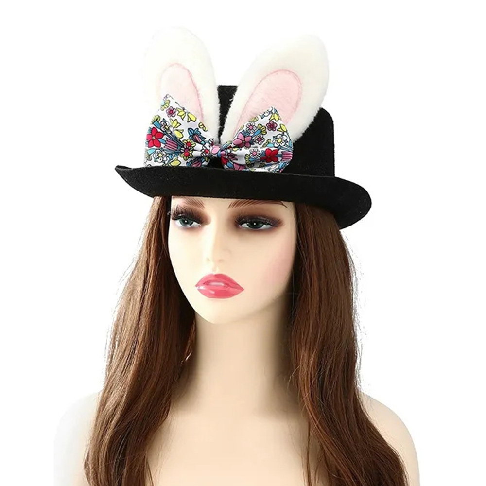 Easter Bunny Ear Top Hat Costume Accessory