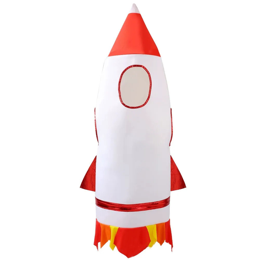 Cartoon Space Rocket Kids Cosplay Costume