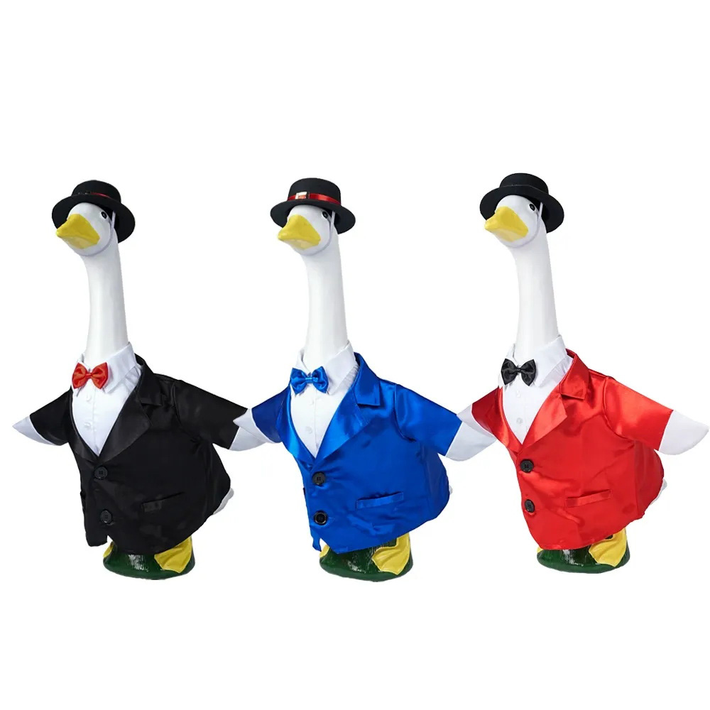 Groom Tuxedo Porch Goose Wedding Outfit Set