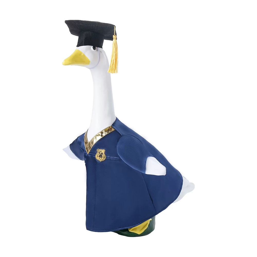 Funny Graduation Goose Costume with Cap & Tie