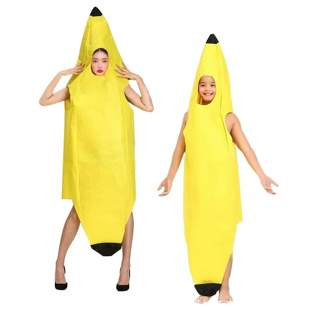 Adult Kids Funny Banana Tunic Halloween Costume