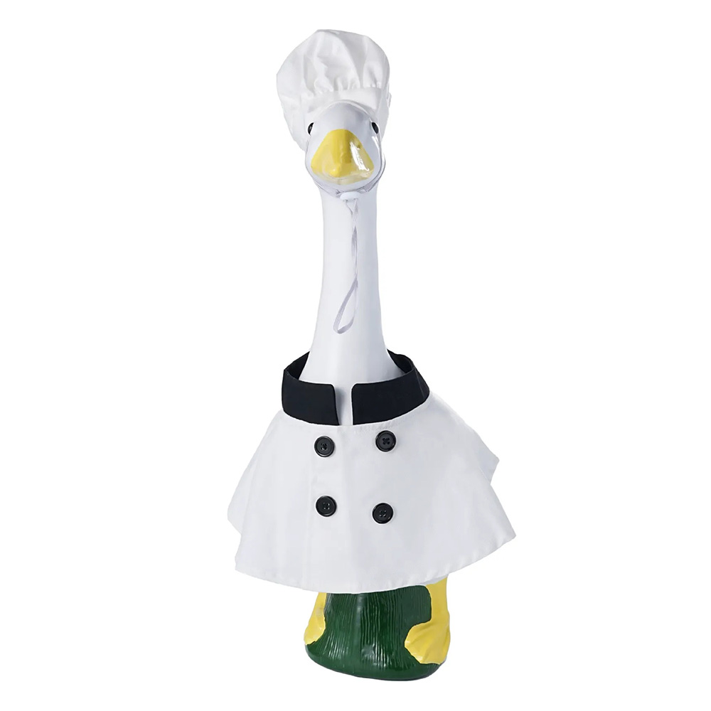 Cute Festive Chef Porch Goose Outfits