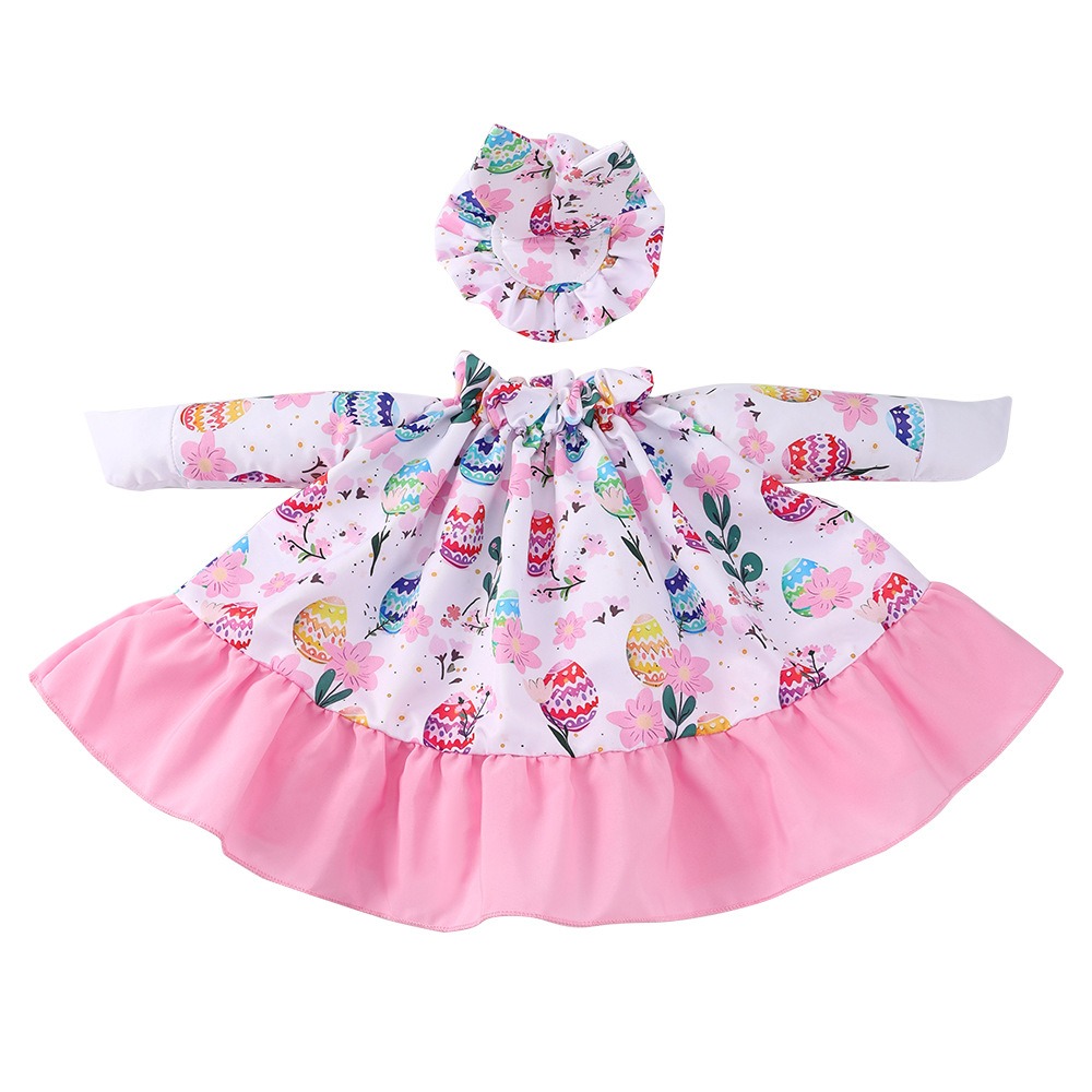 Easter Bunny and Egg Print Porch Goose Outfit